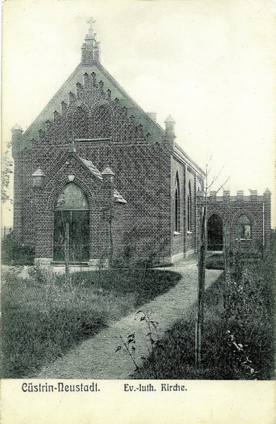 Historische Fotos von Küstrin Kurze Vorstadt / Neustadt - Altlutherische Kirche in der Warnicker Straße *10